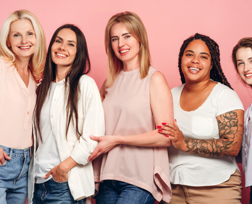 Featured Group of Diverse Women